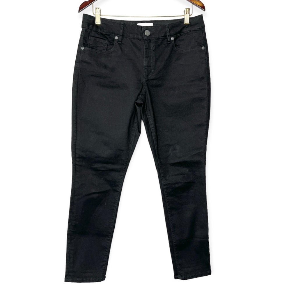 LOFT Women's Classic Black Skinny Jeans